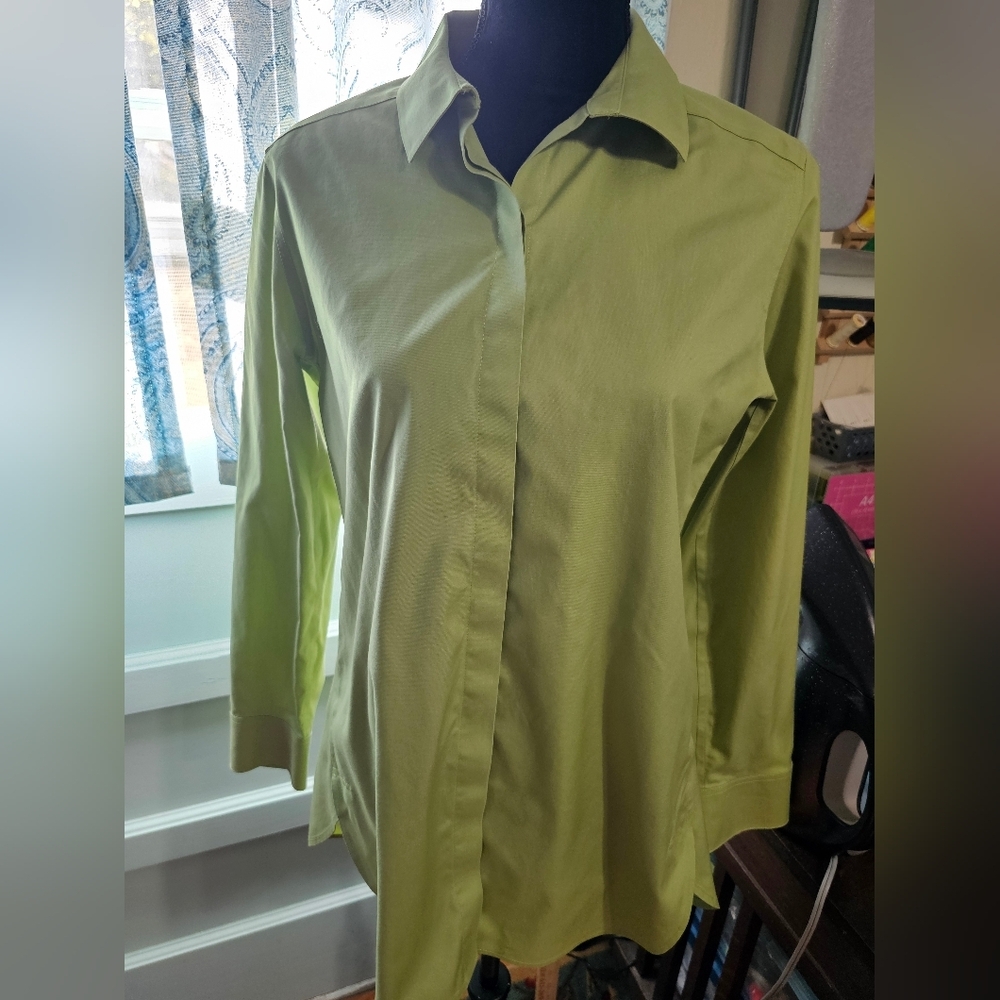 Chico's Green Button Down Tunic - image 2